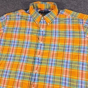Polo Ralph Lauren Shirt Mens XL Short Sleeve Multicolor Preppy Colorful Pony